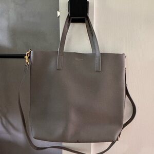 Saint Laurent Gray Tote Bag